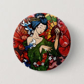 Geisha Button (Vorderseite)