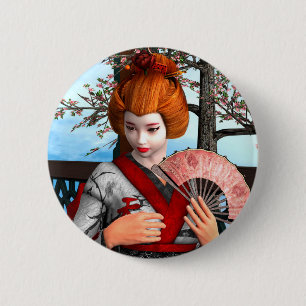 Geisha Button