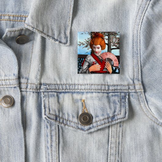 Geisha Button (Beispiel)