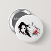 Geisha Button (Vorne & Hinten)