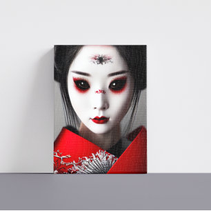 Geisha Canvas Print Leinwanddruck