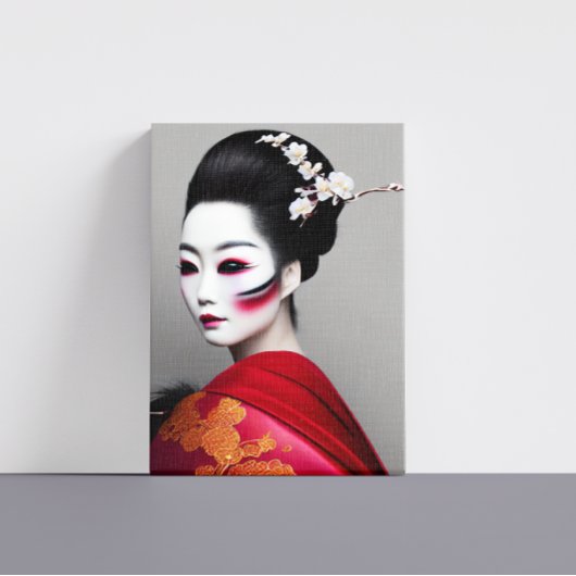 Geisha Canvas Print Leinwanddruck