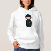 Geisha Cartoon Womens Hoodie (Vorderseite)