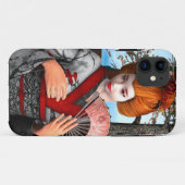 Geisha Case-Mate iPhone Hülle (Rückseite (Horizontal))