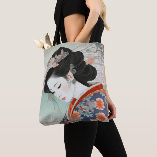 Geisha Colorful Ukiyo-e Tasche (Von Nahem)