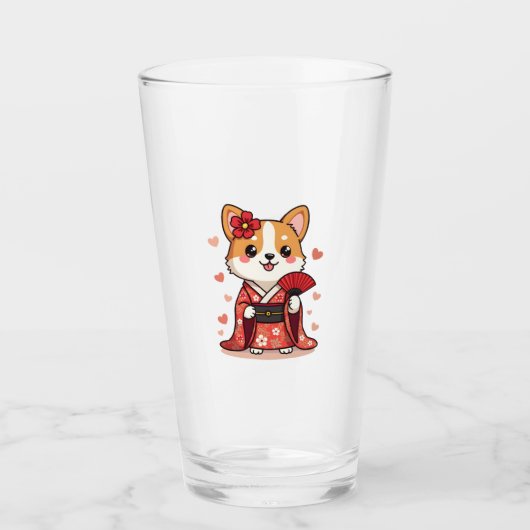 Geisha Corgi Dog Lover Welsh Glas (Vorderseite)