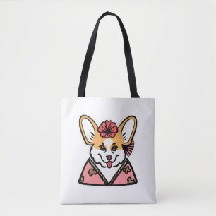 Geisha Corgi Dog Lover Welsh Tasche