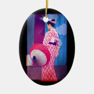 Geisha Dance Keramikornament