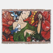 Geisha Decke (Vorderseite)