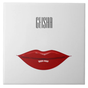 Geisha - Dekorationen für Ihre Zuhause Fliese