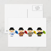 Geisha Dolls Postkarte (Vorne/Hinten)