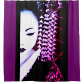 Geisha Duschvorhang (Vorderseite)