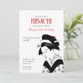 Geisha Einladung (Stehend Vorderseite)