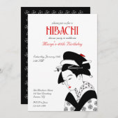 Geisha Einladung (Vorne/Hinten)