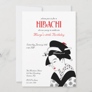 Geisha Einladung