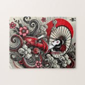 Geisha Elegance Jigsaw Puzzle (Horizontal)