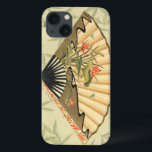 Geisha-Fan mit Blätter und Blumendruck Case-Mate iPhone Hülle<br><div class="desc">Dieser schöne Druck hat einen Geishafan,  der vorstehend gegen einen Hintergrund des sich hin- und herbewegenden Blätter gekennzeichnet wird. Der Fan hat auch ein reizendes und stilvolles Blumenmuster auf ihm. Fans der asiatischen Kunst sollten dieses ihrer Sammlung hinzufügen!</div>