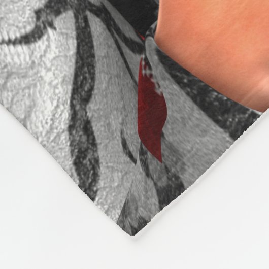 Geisha Fleecedecke (Ecke)