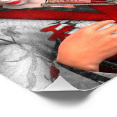 Geisha Fotodruck (Ecke)