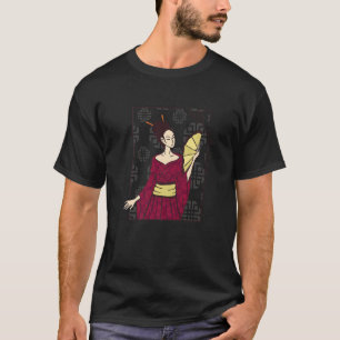 Geisha-Frau Japanisch Schön Intelligent T-Shirt