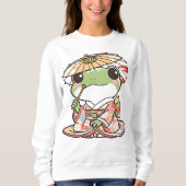 Geisha Frog Sweatshirt (Vorderseite)