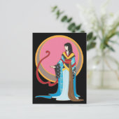 Geisha Fusion Postkarte (Stehend Vorderseite)