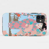 Geisha-Geburtstagsparty Case-Mate iPhone Hülle (Rückseite (Horizontal))