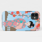 Geisha-Geburtstagsparty Case-Mate iPhone Hülle (Rückseite (Horizontal))