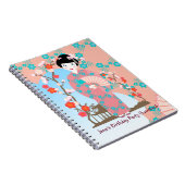 Geisha-Geburtstagsparty Notizblock (Rechte Seite)