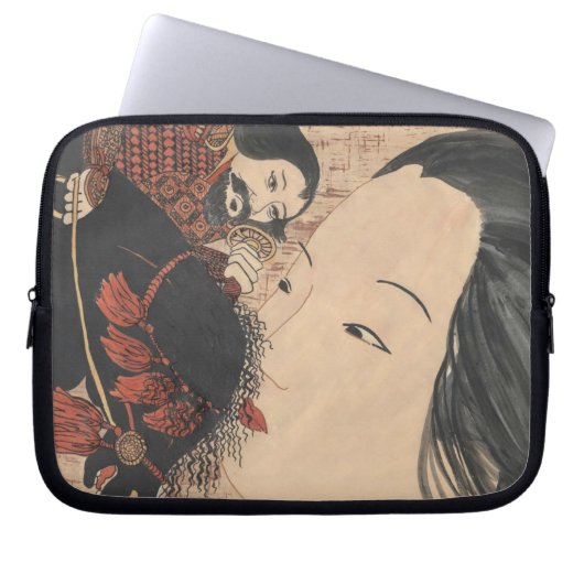 Geisha-Geist Laptopschutzhülle (Vorderseite)