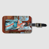Geisha Gepäckanhänger (Vorderseite (Horizontal))