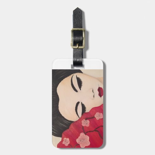 Geisha-Gepäckanhänger Gepäckanhänger (Vorderseite vertikal)