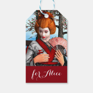 Geisha Geschenkanhänger