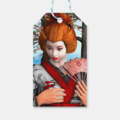 Geisha Geschenkanhänger (Rückseite)