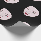Geisha Geschenkpapier (Ecke)