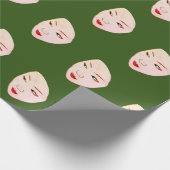 Geisha Geschenkpapier (Ecke)
