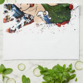 Geisha Geschirrtuch (Gefaltet)