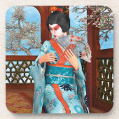 Geisha Getränkeuntersetzer (Vorderseite)