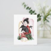 Geisha Girl Japanese Artwork (Stehend Vorderseite)
