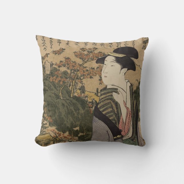 Geisha Girl Kissen (Vorderseite)