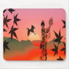 Geisha Girl Mousepad