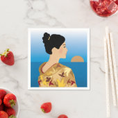 Geisha Girl Paper Napkins Serviette (Beispiel)