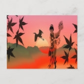 Geisha Girl Postkarte (Vorderseite)
