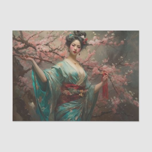 Geisha Girl Seidenpapier (Vorderseite)