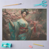 Geisha Girl Seidenpapier (Basteln)