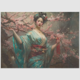 Geisha Girl Seidenpapier