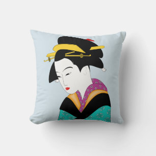 GEISHA GIRL THROW PILLOWS KISSEN
