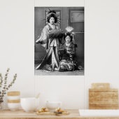 Geisha Girls, Anfang der 1900er Poster (Küche)