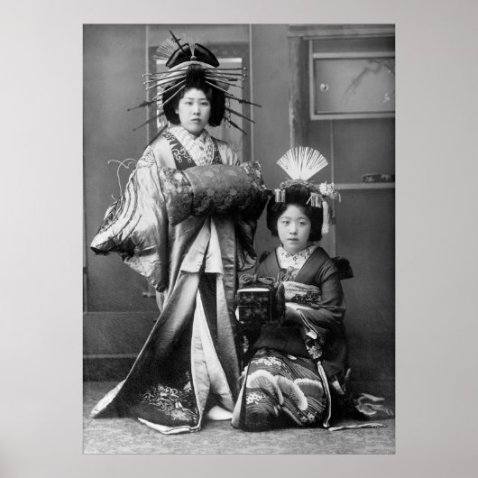 Geisha Girls, Anfang der 1900er Poster (Vorne)