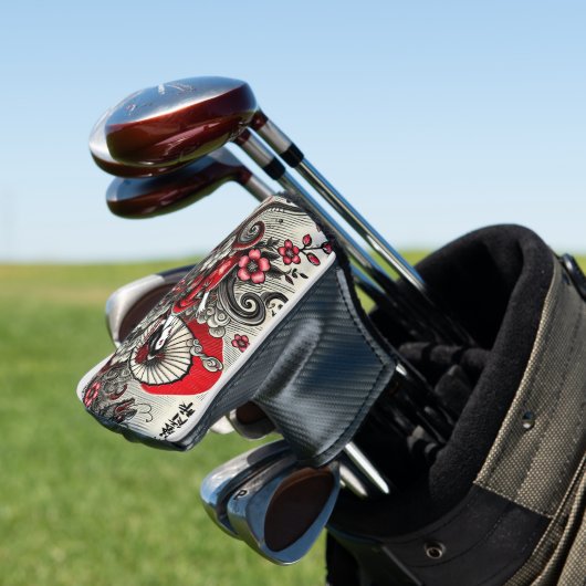 Geisha Golf Club Headcover (In Situ)